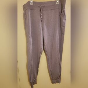 Women's Lavendar/Gray Jogger Pants By 32 Degrees